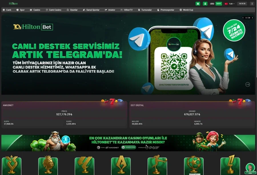 Hiltonbet ekran görüntüsü